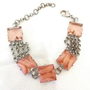 NEW CAMEE peach Swarovski Crystal bracelet